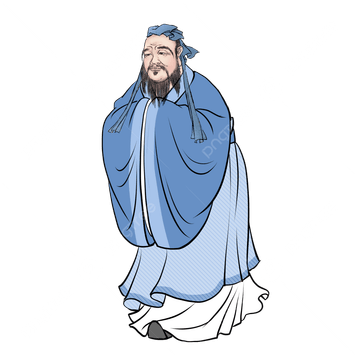孔子像 · Confucius